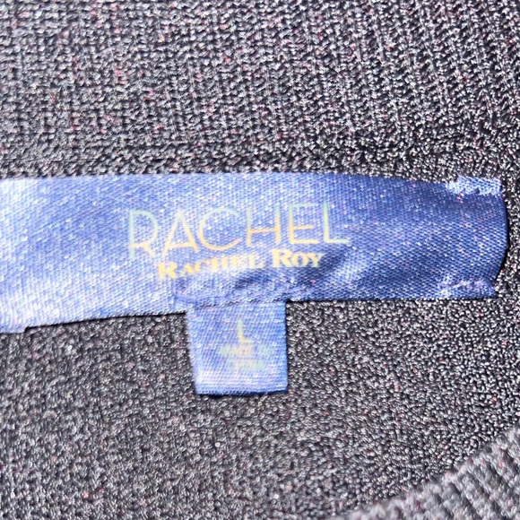 RACHEL ROY: Black Dress - Size Large - Picture 5 of 9